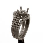 Bridal Ring Jewelry Model Mound 1.00 ct
