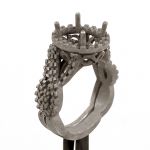Jewelry model wedding set oval 3.00 ct