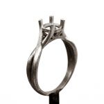 Solitaire ring jewelry model 1.00 ct