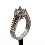 Helo Split Shank Engagement Ring Model 1.00 ct
