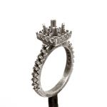 Jewelry 3D Wedding Ring princess 0.50 ct