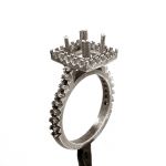 Jewelry 3D Wedding Ring princess 1.50 ct