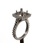 Jewelry 3D Wedding Ring princess 2.00 ct