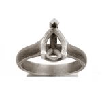 Solitaire ring model pear 1.50 ct