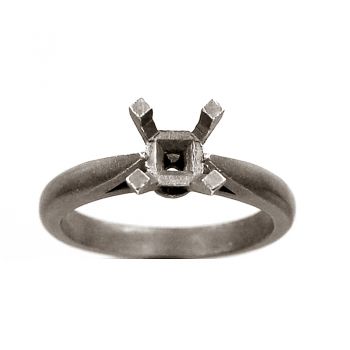 Solitaire Ring Princess 1.00 ct